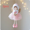 Christmas Winter Mesh Angel Big Eyes Girl Pendant