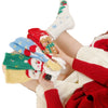 Christmas Lint-free Cute Coral Fleece Thermal Middle Tube Women's Socks