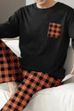 Men's Ice Silk Pajama Set – Long Sleeve & Full-Length Lounge Wear