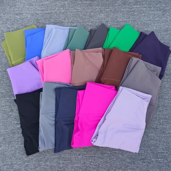 Casual Simple No Embarrassment Line Yoga Pants