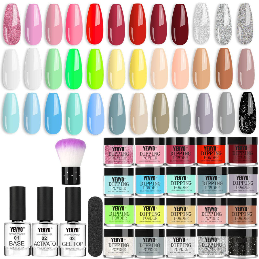 Acrylic Nail Kit Dip Powder Nail Kit Starter, Fast Dry Powder Nail Dipping Kit