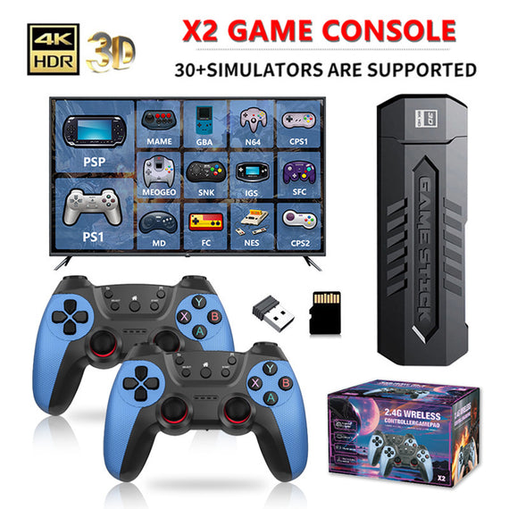 X2 Blue 4K Wireless Game Console | Dual Connection Battle Edition
