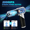 1Pc Cordless Car Vacuum Cleaner Portable Handheld Vacuum With 20000PA Suction Brushless Motor 3 Suction Levels Type-C Rechargeable Compressed Air Duster Blower For Home Car Camp Office