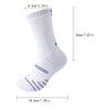 6 Pairs Men’s Compression Quarter Crew Socks – Cushioned, Breathable & Anti-Blister | Ideal for Running, Hiking, Cycling & Fitness