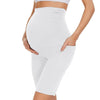 Five-point Pocket Maternity Pants High Waist Slim Fit Maternity Pants