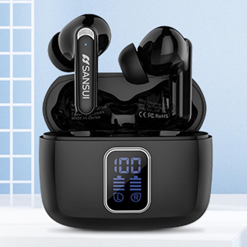 Shanshui W9 True Wireless Dual-Ear Bluetooth Headset | HD Calls, Noise Reduction & HiFi Sound for Gaming & Music