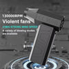 2025 Newest Enhanced Violent Brushless Turbine Fan, Air Duster 130,000RPM High Speed Mini Blower, 4-speed Adjustable Power Turbine Jet Fan, Portable Dust Collector For Cleaning Electronics, Cars, Home
