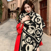 Retro High Sense Artificial Cashmere Scarf