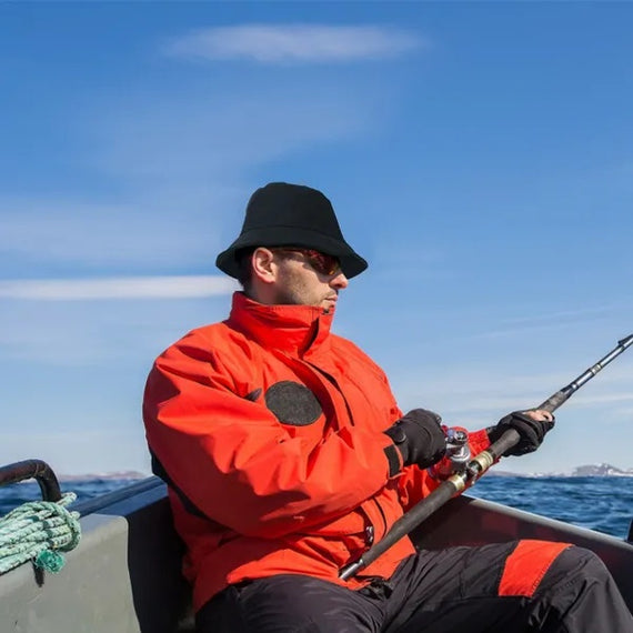 Fishman Hat Protective Face Shield Removable Sun Bucket Cap