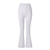 Brushed Flared V-waist Sports Tight Trousers