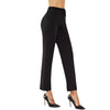 Mid-waist Woven Stretch Slimming And Warm Trousers