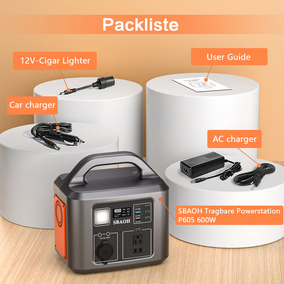 600W Ultimate Portable Power Station | 538.7Wh / 145,600mAh Solar Generator