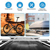 1 Pair Car Roof Rack Cross Bars Aluminum Cargo Carrier Rooftop Crossbars Luggage Roof Rack Bar With 176lbs Max Load Fits Most Vehicles With Existing Raised Side Rails With Gap