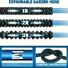Amazingforless  Water Hose Upgraded Leakproof Lightweight No-Kink Garden Hose Flexible Expanding Water Hose Black Blue