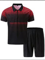 Men's Polo Shirt & Shorts Sports Set – Short Sleeve Athletic Outfit