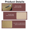 Car Armrest Box Reinforced Pad With Side Storage Bag