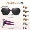Dual-Use Clip-On Fashion Glasses - Crystals, Stylish Rectangular Design, Unisex, Driving Accessories, Eyewear Accessories-Selling On Temu Is Prohibited