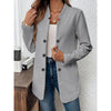 Women's Open Front Blazer Cardigan | Long Sleeve Notch Collar Office Coat for Casual & Business Wear