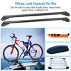 2PCS Universal 110cm 43-inch Car Roof Rack Cross Bar With Anti-Theft Lock Adjustable Window Frame For Bike Kayak Cargo Luggage