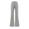 Vertical Bar Air Layer Drape Bootcut Trousers