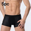 Ice Silk Breathable Mesh Boxer Briefs for Men