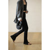 Side Slit Delicate Soft Gentle Skin Soft Bootcut Trousers