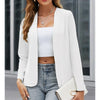 Women Plus Size Casual Blazer Open Front Long Sleeve Work Office Cardigan Jackets