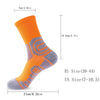 4 Pairs Men’s Compression Crew Athletic Socks with Cushion | Anti-Odor & Anti-Slip Running, Hiking, Cycling, Basketball & Workout Socks