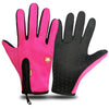 Premium Full-Finger Touchscreen Ski Gloves with Zipper – Warm, Windproof & Winter-Ready
