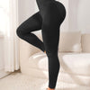 Women's Solid Color Casual High Waist Stretch Fitness Yoga Striped Trousers