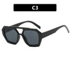 Oversized Leopard Frame Sunglasses | Stylish Summer Sunshade for Beach & Vacation