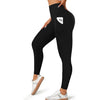Women's Pocket Soft Belly Contracting High Elastic Slim High Waist Leggings