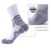 4 Pairs Men’s Compression Crew Athletic Socks with Cushion | Anti-Odor & Anti-Slip Running, Hiking, Cycling, Basketball & Workout Socks