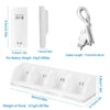 4 Remotes Charging Dock Game Controller Charger 2800mAh Rechargeable Battery Charging Stations