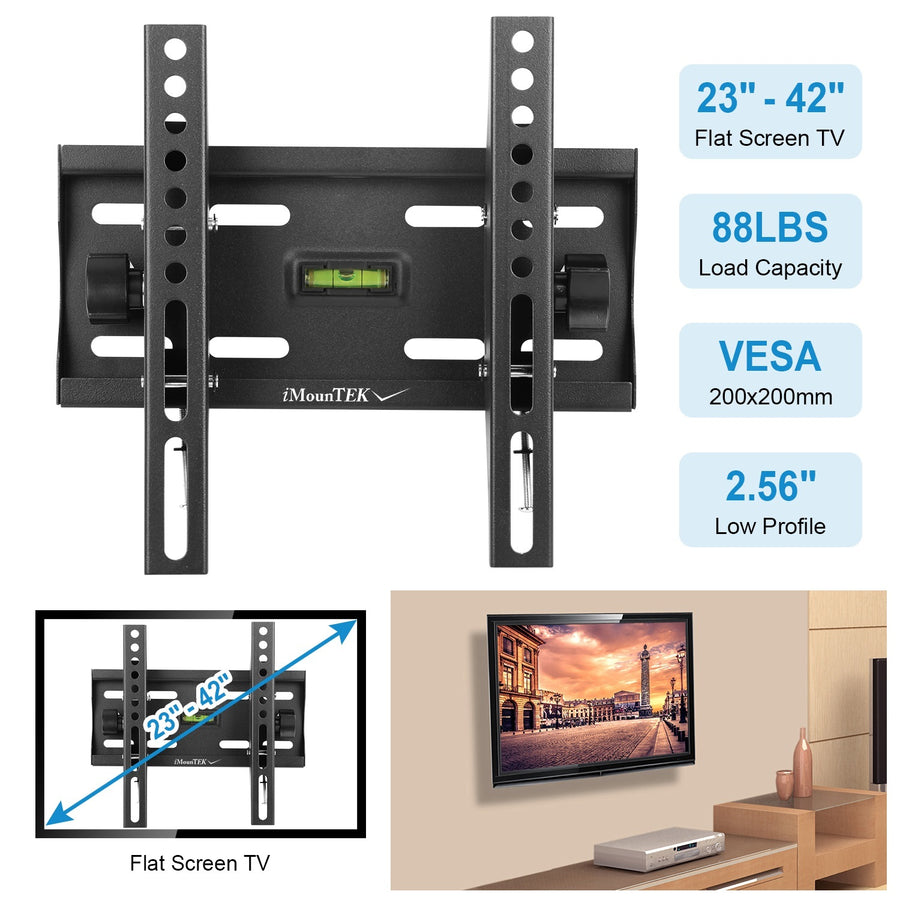 1PC Universal TV Wall Mount Bracket | Tilt & Swivel for 23″–42″ LED, LCD & Plasma TVs | VESA 200x200mm
