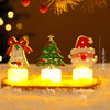 LED Electronic Candle Light Christmas Tree Creative Decoration