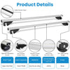 1 Pair Car Roof Rack Cross Bars Aluminum Cargo Carrier Rooftop Crossbars Luggage Roof Rack Bar With 176lbs Max Load Fits Most Vehicles With Existing Raised Side Rails With Gap