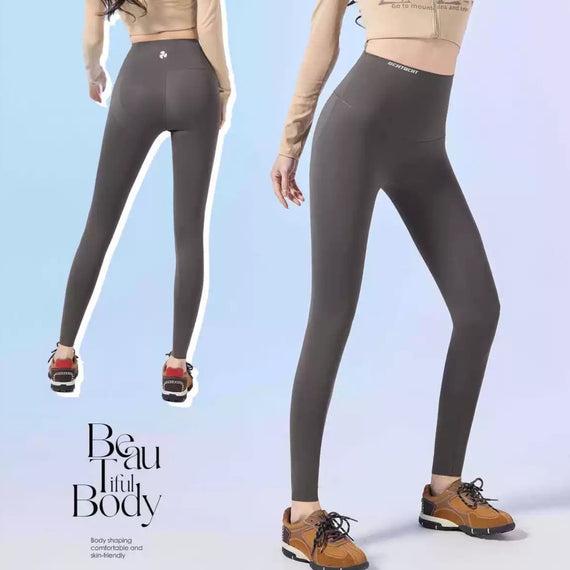 High Waist Shark Pants Belly Compression Leggings Outer Wear