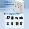 Universal Travel Adapter, Portable Worldwide All-in-One Plug Adapter With 3 USB
