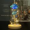 Colorful 24k Gold Foil Flower Color GoldWith Lights Christmas Gift
