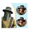 Men's Wide Brim UV Protection Sun Hat | Bucket Cap for Hiking, Camping, Fishing & Safari