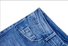 Womens Mid-High Rise Ripped Jean Shorts Distressed Stretchy Denim Shorts