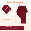 1Pc Electric Heated Winter Scarf USB Heating Neck Wrap Unisex Heated Neck Shawl Soft Warm Scarves With 3 Heating Modes For Outdoor Cycling Skiing Skating Winter Activities
