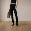 Side Slit Delicate Soft Gentle Skin Soft Bootcut Trousers