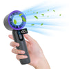 Turbo Chill 100: Ultra-Fast Handheld Fan with Ice Cooling | 3000mAh Rechargeable | Smart LCD Display | Ideal for Travel, Camping & Beach Fun