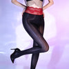 Black Silk Open Romper Stockings Female Temptation Panty-hose