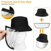 Fishman Hat Protective Face Shield Removable Sun Bucket Cap