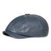 Leather Octagonal Cap Women's Retro
