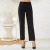 Mid-waist Woven Stretch Slimming And Warm Trousers