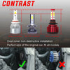 2x H7 LED Headlight Bulb Kit High Low Beam 8000K Super Blue 26000LM Light Bulb